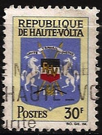Haute Volta 1967 N° 177 O Blason, Armoiries, Cheval, Chevaux, Lance, Unité, Travail, Justice, Guerriers Mossis Ouédraogo - Haute-Volta (1958-1984)