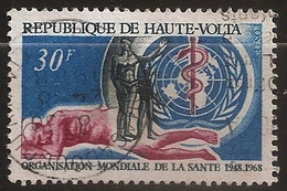 Haute Volta 1968 N° 190 O OMS, Santé, Médecine, Caducée, Malade, Homme, Femme, Nudité, Sommeil, Médicament, ONU - Haute-Volta (1958-1984)