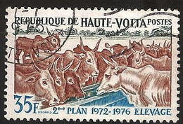 Haute Volta 1972 N° 276 Iso O Agriculture, Elevage, Vaches, Cornes, Eau, Boire, Bac, Pré - Haute-Volta (1958-1984)
