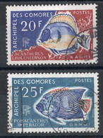 COMORES Timbres-poste N°47 & 48 Oblitérés  TB  Cote : 8.50€ - Used Stamps