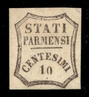 Antichi Stati Italiani - Parma - Governo Provvisorio - 1859 - 10 Cent (14) - Gomma Originale - Diena (2.200) - Autres & Non Classés