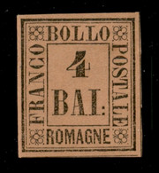 Antichi Stati Italiani - Romagne - 1859 - 4 Bai (5) - Gomma Originale - Diena (1.300) - Autres & Non Classés