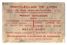 VP20.619 - CDV - Carte De Visite - Photo - Eclair De LYON - Cartoncini Da Visita