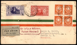 AEROGRAMMI/PRIMI VOLI ITALIA - Regno - 1932 (1 Aprile) - Roma Berlino - Non Catalogato - Autres & Non Classés