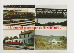 Sallèles-d'Aude (11) : 4 Vues De L'autorail Minervois Dont Autorail En Gare En 1987 GF. - Salleles D'Aude