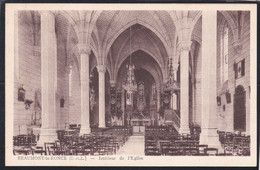 37 - Beaumont Le Ronce - Intérieur De L'église - Beaumont-la-Ronce