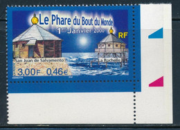 France 2000 - Le Phare Du Bout Du Monde  YT 3294** Coin De Feuille - Neufs