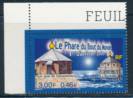 France 2000 - Le Phare Du Bout Du Monde  YT 3294** Coin De Feuille - Neufs