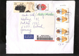 Hong Kong R Cover - Letter - Brief With 2 S/S Olympics, Hockey - Storia Postale