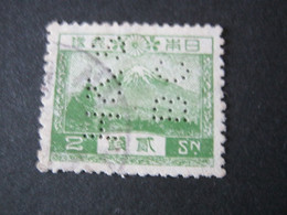 JAPAN      , Firmenlochung , Perfin - Oblitérés