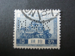 JAPAN      , Firmenlochung , Perfin - Oblitérés