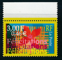 France 2000 - Timbre "Félicitations"  YT 3308** Bord De Feuille - Neufs