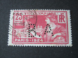 FRANCE   , Firmenlochung , Perfin - Used Stamps