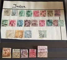 INDIA LOT STAMPS USED LOOK SCANN - Collections, Lots & Series