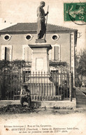 N°35236 Z -cpa Monteux -statue Du Bienheureux Saint Gens- - Monteux