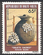 Haute Volta 1978 N° 458 O Objets Sacré, Culte, Poterie, Fétiche Mossi, Dieu, Croyances, Plumes - Haute-Volta (1958-1984)