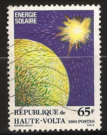 Haute Volta 1980 N° 517 Iso O Ecologie, Energie Solaire, Soleil, Planète, Espace, Terre - Haute-Volta (1958-1984)