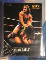 2016 WWE NXT CHAD GABLE 03/25 Silver Parallel TOPPS Trading Card Card #45 - Tarjetas