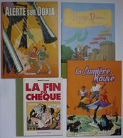 Lot 4 BD PUBS / VEYRON, CORNILLON, F. MARGERIN, JANO, BIARD, J-C DENIS, P. NARES... - Objets Publicitaires