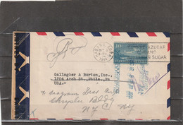 Cuba CENSORED AIRMAIL COVER To USA 1944 - Poste Aérienne