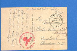 WWII  28.5.1940 Feldpost Gendarmerie (G9814) - Lettres & Documents
