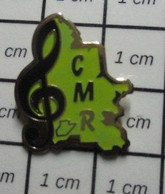 1415b Pin's Pins / Beau Et Rare / MUISQUE / CLE DE SOL CMR DEPARTEMENT A IDENTIFIER - Musique