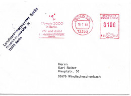 55041 - Bund - 1993 - 100Pfg AbsFreistpl A Bf BERLIN - OLYMPIA 2000 IN BERLIN ... -> Windischeschenbach - Verano 2000: Sydney