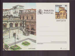 Espagne, Entier 1987 " Biblioteca Menendez Pelayo, Santander " - 1931-....