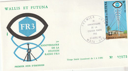 WALLIS Et FUTUNA 1980 FDC Yvert 257 - Station Radio FR 3 - Brieven En Documenten