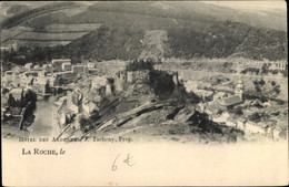 CPA La Roche En Ardenne Wallonien Luxemburg, Ruines, Vue Générale, Hotel Des Ardennes - Sonstige & Ohne Zuordnung