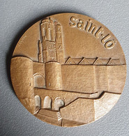 Médaille De La Ville De Saint Lô - Offert Par Henri Liébard (Maire) Graveur : Robert Coutre - Altri & Non Classificati
