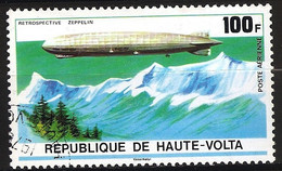 Haute-Volta 1976 N° PA 205 Iso O Dirigeable, Ferdinand Von Zeppelin, Montgolfière, Montagnes, Neige, DLZ 127, Hydrogène - Haute-Volta (1958-1984)