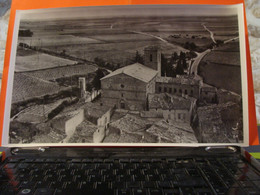 CARTE FORMAT 45CM X 27.4CM SERVICE AERIEN LAPIE NOIR ET BLC VENDRES VUE AERIENNE SUR LE VILLAGE ET LE VIGNOBLE - Sonstige & Ohne Zuordnung