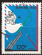 Burkina Faso 1986 N° 709 O Oiseau, Colombe, Journée Mondiale De La Poste, Colombophilie, UPU, Union Postale, Paix - Burkina Faso (1984-...)