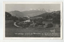 38 Isère Laffrey Statue Napoléon Le Lac Et Les Alpes Prairie Historique Carte Photo De Marf ( Martinotto Grenoble ) - Laffrey