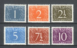 Netherlands New Guinea 1950 NVPH 1-3 + 6-8 MNH - Nuova Guinea Olandese