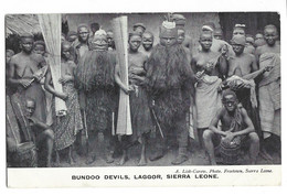SIERRA LEONE - BUNDOO DEVILS LAGGOR - ETHNIC ETHNIQUE NUDE NAKED WOMAN EROTIC EROTISME FEMME NUE SEINS NUS - Sierra Leone