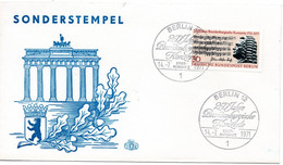 55057 - Berlin - 1971 - 30Pfg Brandenburgische Konzerte A FDC M ErsttagsSoStpl BERLIN - Musica