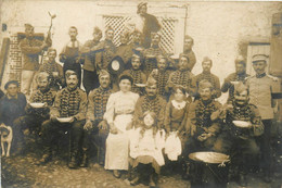 Lannemezan * Carte Photo * Devant L'Hôtel De La Gare CISTAC * Régiment Militaire Soupe - Non Classés