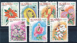 TIMBRE  ZEGEL STAMP  THEMATIQUE FLEURS  BLOEMEN FLOWERS NICARAGUA - Andere