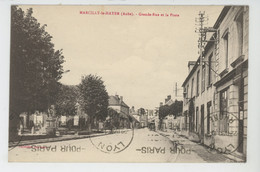 MARCILLY LE HAYER - Grande Rue Et La Poste - Marcilly