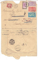 MADAGASCAR - ARIVONIMAMO - REUTILISATION D'UNE ENVELOPPE - 1937 - Lettres & Documents