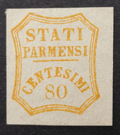 Stamp, Italian Ancient States, Parma, 1859, 80c, Sassone#18, MNG - Parme
