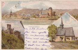 Allemagne - LAHNSTEIN - Oberlanstein (carte Précurseur) (illustrateur Karl Biese) - Lahnstein