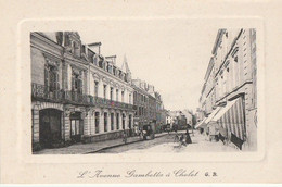 CHOLET. - L'Avenue Gambetta. Carte RARE - Cholet