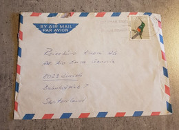 RSA SOUTH AFRICA AIR MAIL ENVELOPPE LETTER CIRCULED SEND TO SWITZERLAND - Posta Aerea