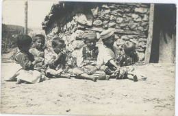 ALBANIE - SINAPREMTE - ENFANTS ALBANAIS- SEPTEMBRE 1918 - CARTE PHOTO - Albanie
