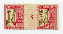 GUADELOUPE TAXE N°29 ** EN PAIRE AVEC MILLESIME 8  ( 1928 ) - Impuestos