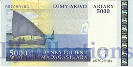 MADAGASCAR 5000 ARIARY 2009 PICK 91b UNC - Madagascar