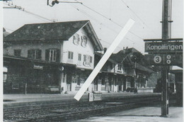 L'ancienne Gare De Konolfingen En 1982 - Reproduction - Konolfingen